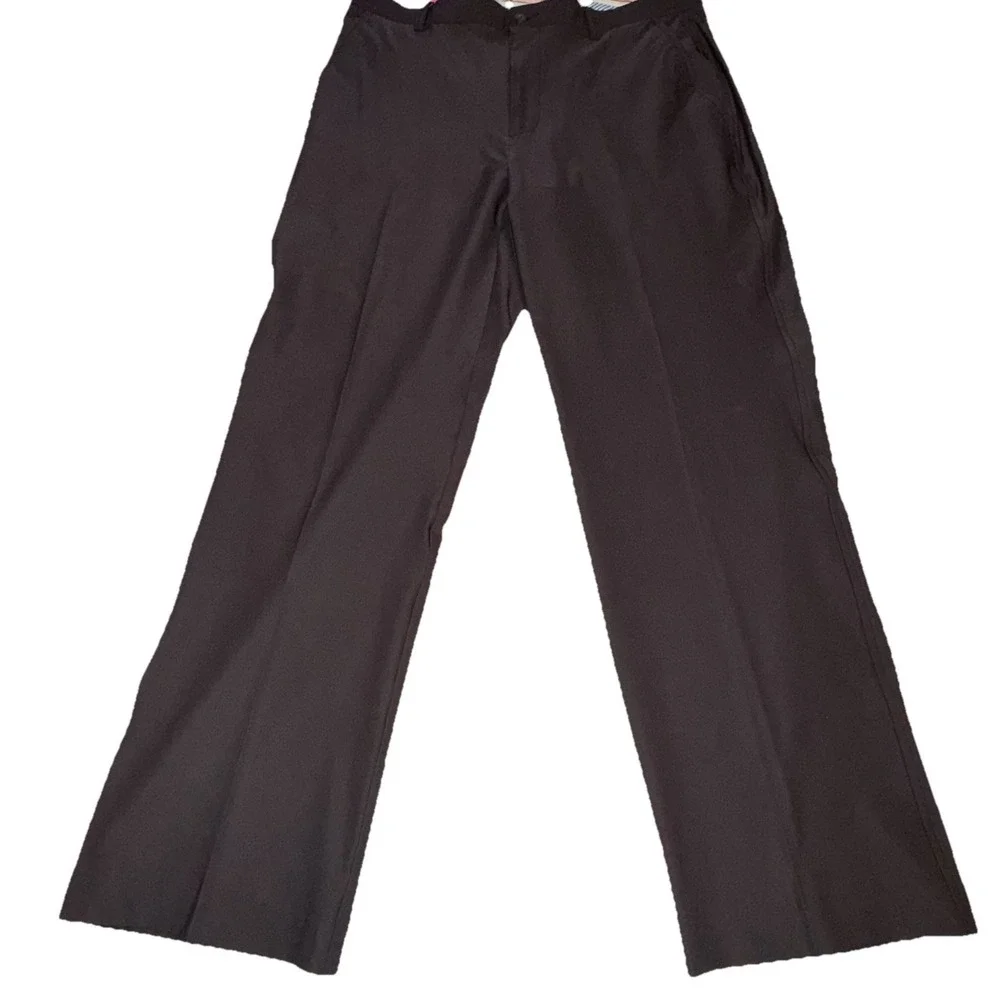FootJoy Men's Black Sport Golf Pants 36 X 32 Black Pleated Performance Travel‎